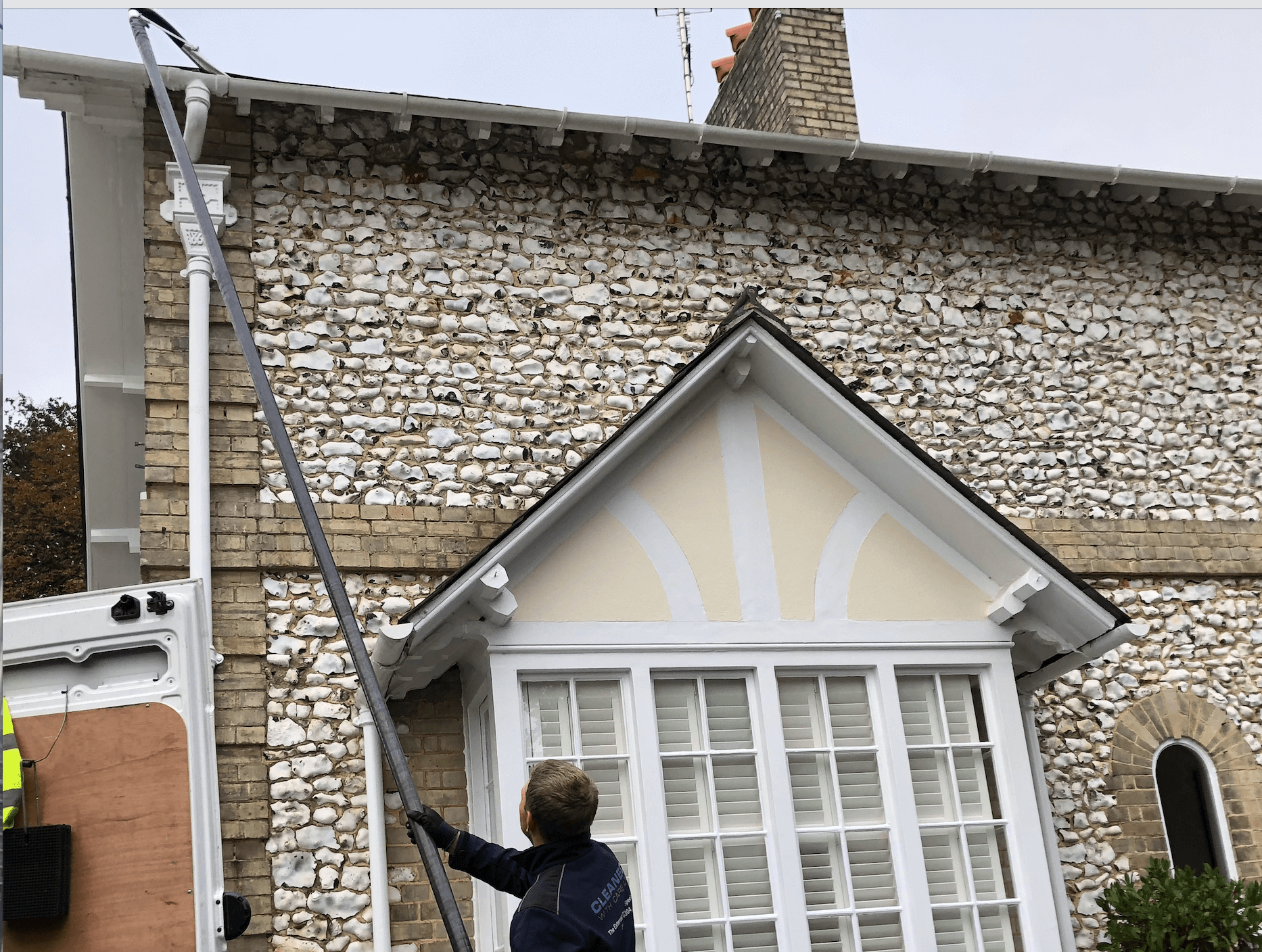 Professional gutter cleaning tools and equipment used by The Roof Moss Cleaners in Buckingham